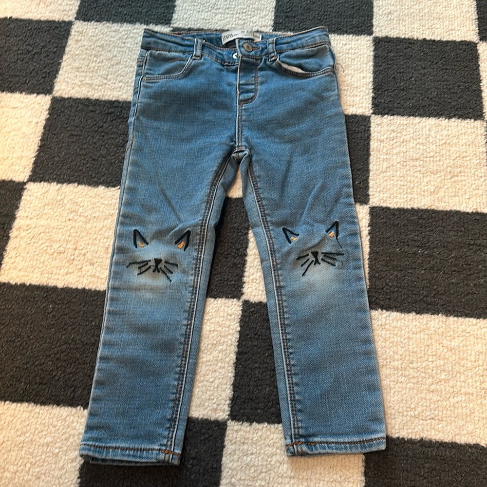 Toddler Girl Zara Denim Jeans